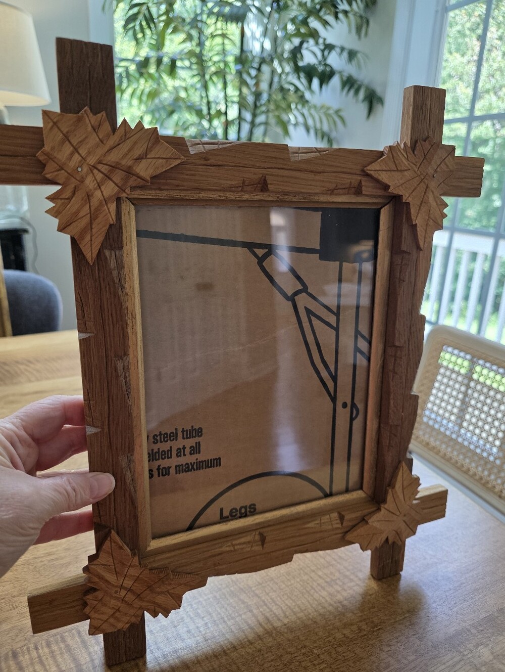Rustic Oak Handcrafted Picture Frame